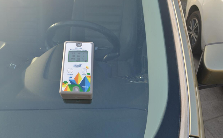 分體式太陽膜測試儀LS110A測試汽車玻璃 分體式太陽膜測試儀LS110A測試汽車玻璃