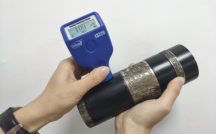 漆膜測厚儀測保溫杯